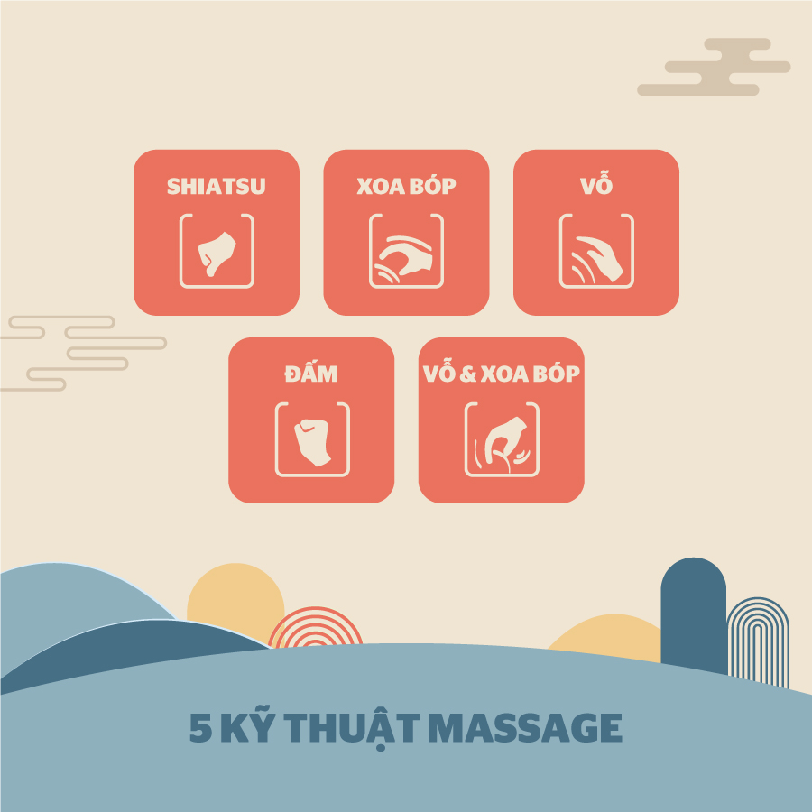 5 kỹ thuật massage chuyên nghiệp như ở Spa