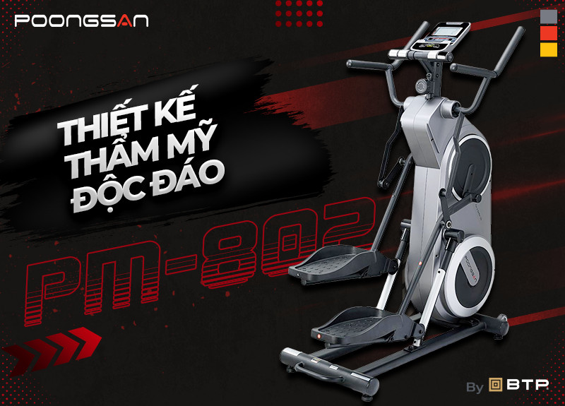 Xe đạp thẩm mỹ Poongsan PM-802 sở hữu thiết kế thẩm mỹ độc đáo