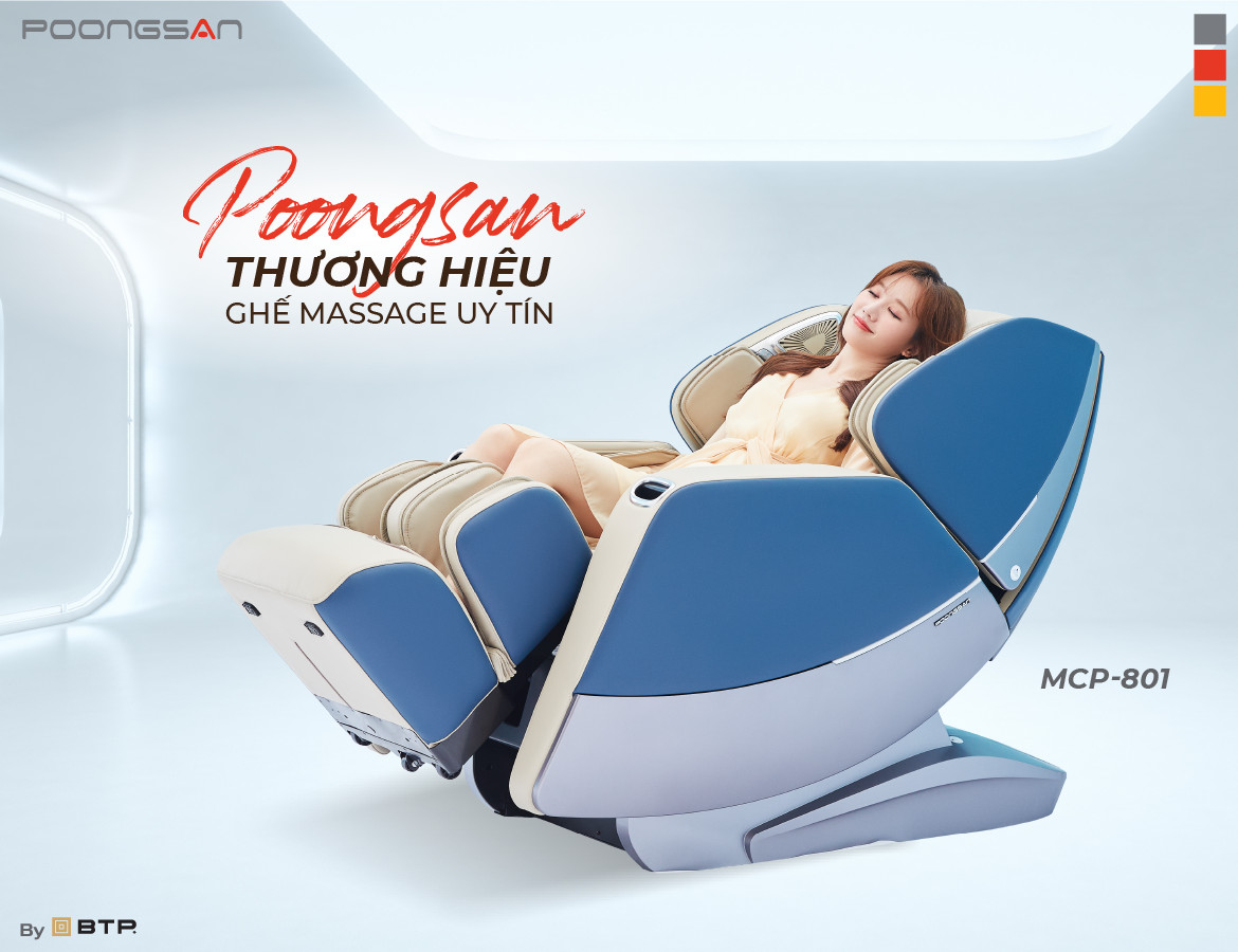 Poongsan thương hiệu ghế massage tốt nhất hiện nay