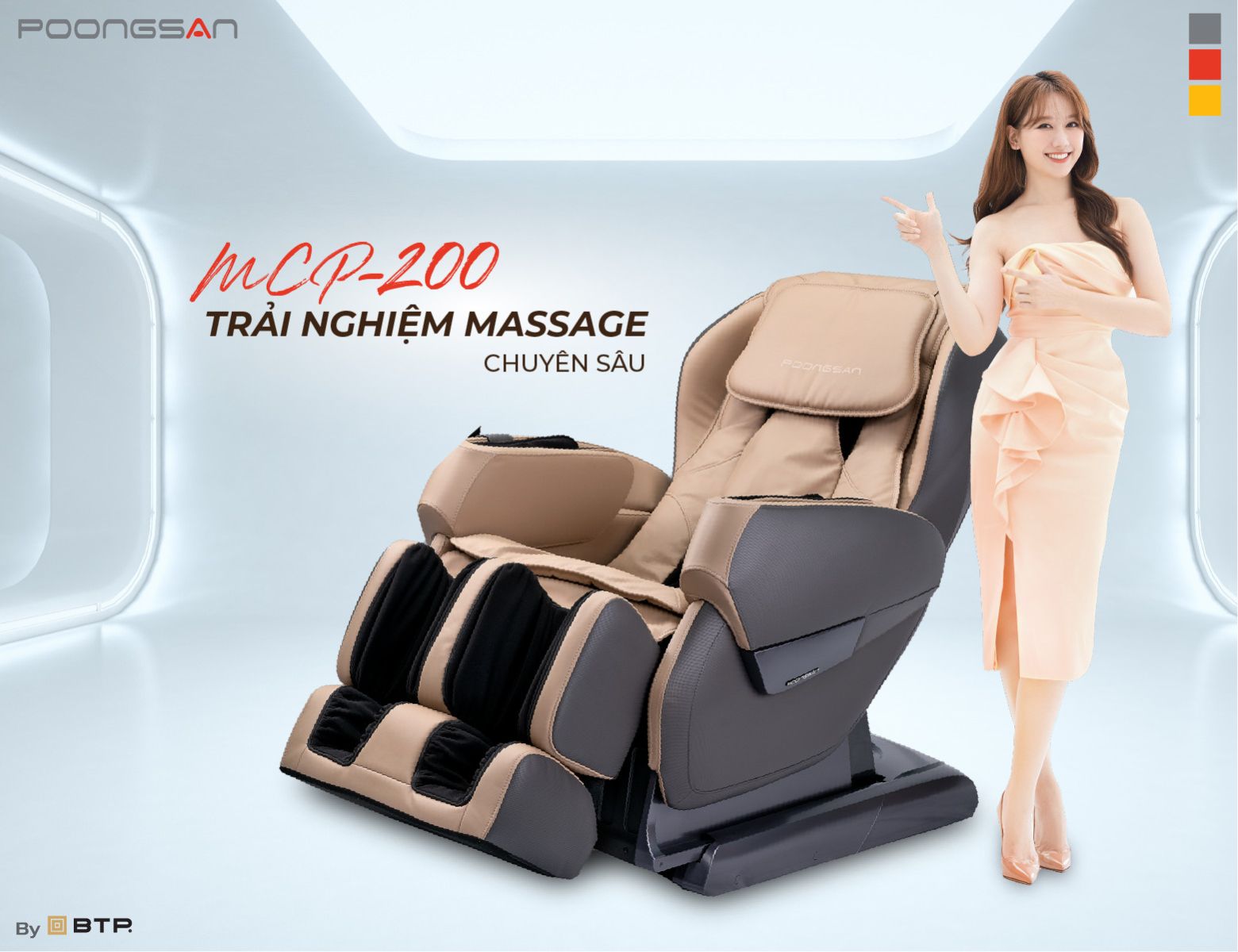Poongsan MCP-200 trải nghiệm massage chuyên sâu
