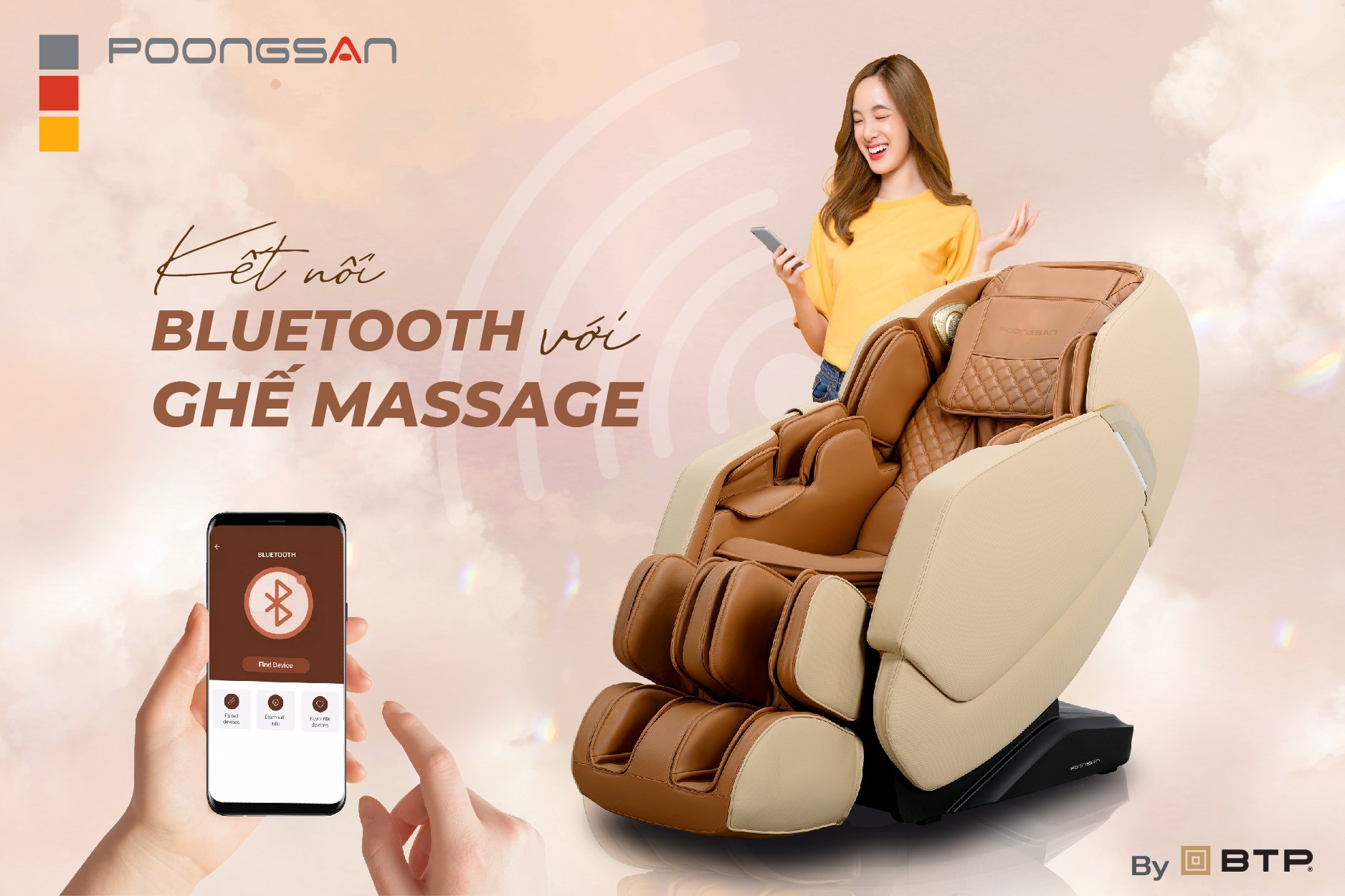 Bạn đã biết cách kết nối Bluetooth với ghế massage nhanh nhất chưa?