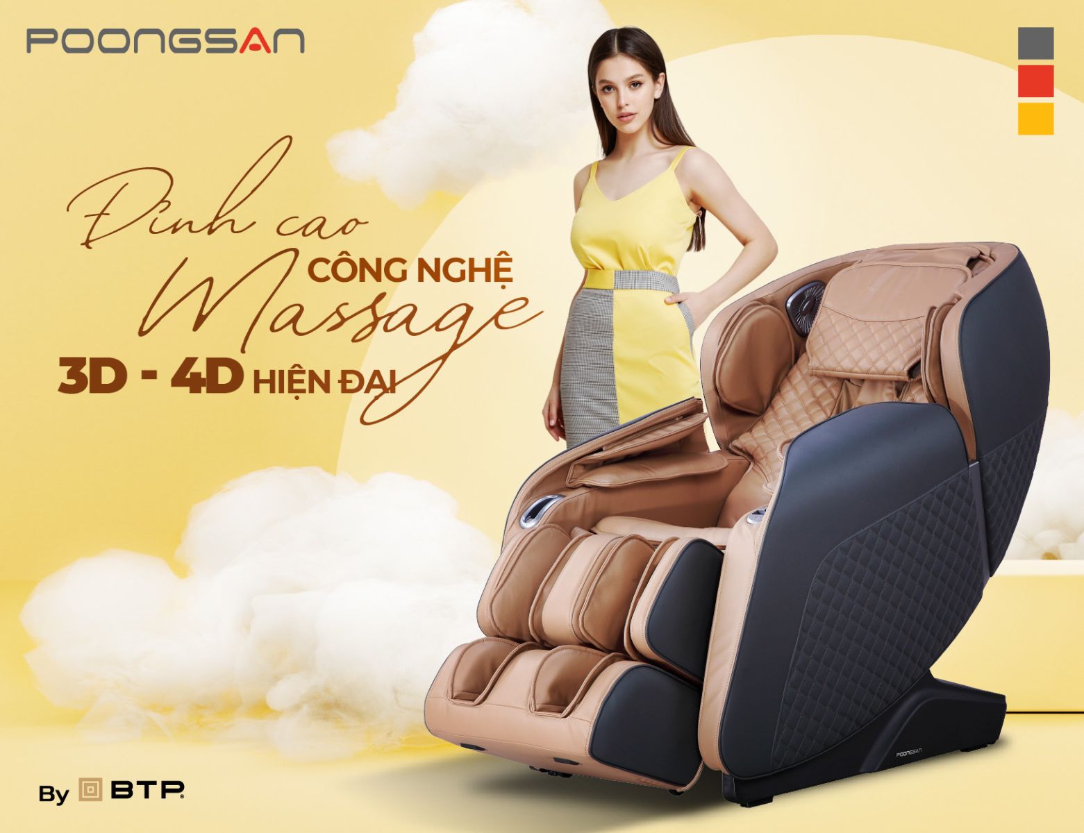 Dòng ghế massage tốt nhất hiện nay sở hữu công nghệ massage 3D - 4D đỉnh cao