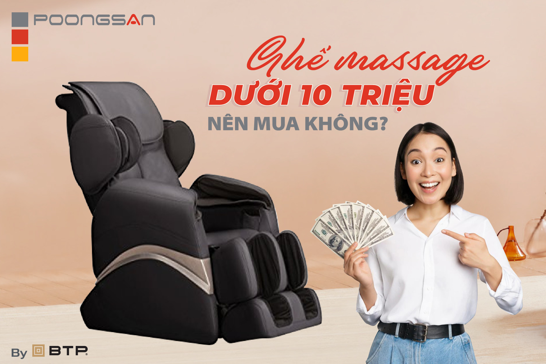 Ghế massage giá rẻ dưới 10 triệu nào dành cho bạn?