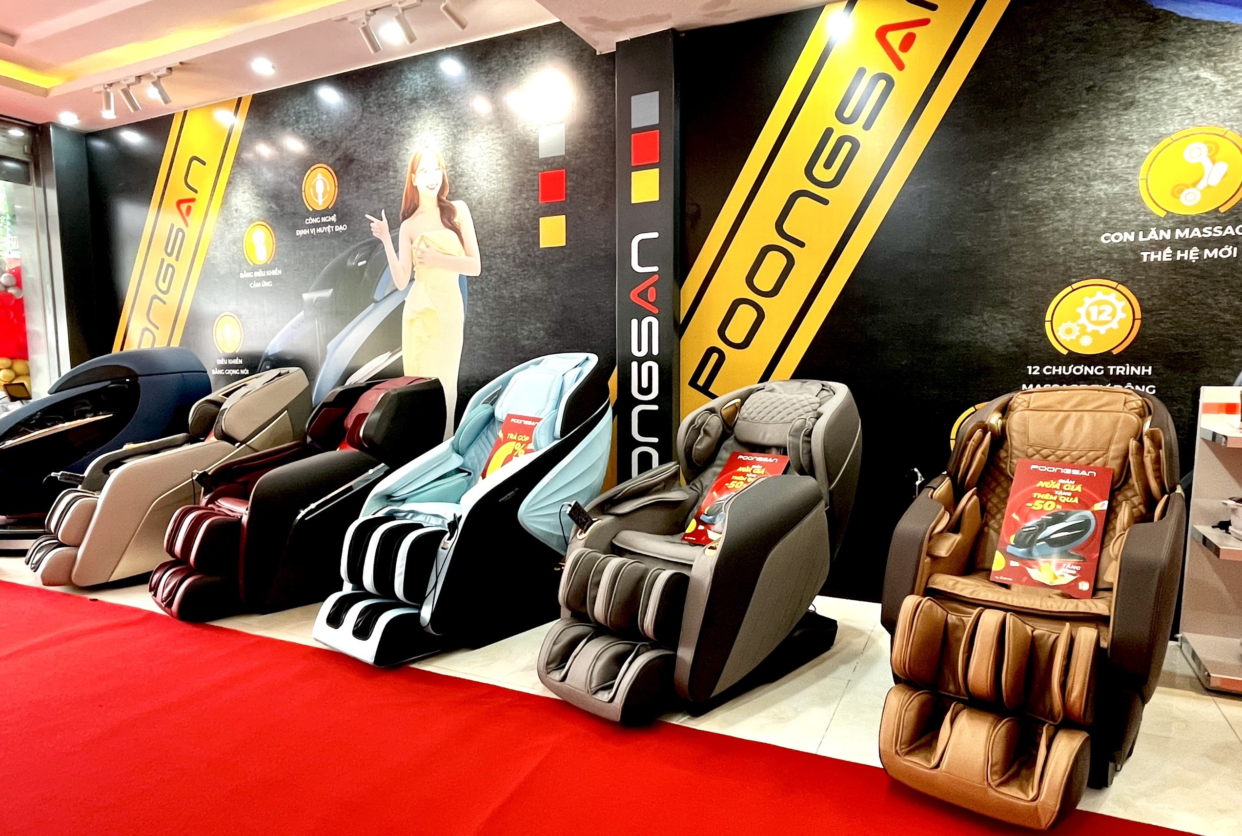 Thương hiệu Poongsan hơn 20 năm cung cấp ghế massage ở thị trường Việt Nam