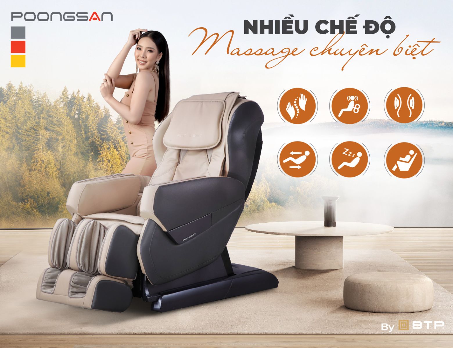 Mỗi loại ghế massage có hệ thống massage riêng biệt phục vụ mục đích thư giãn của mỗi người