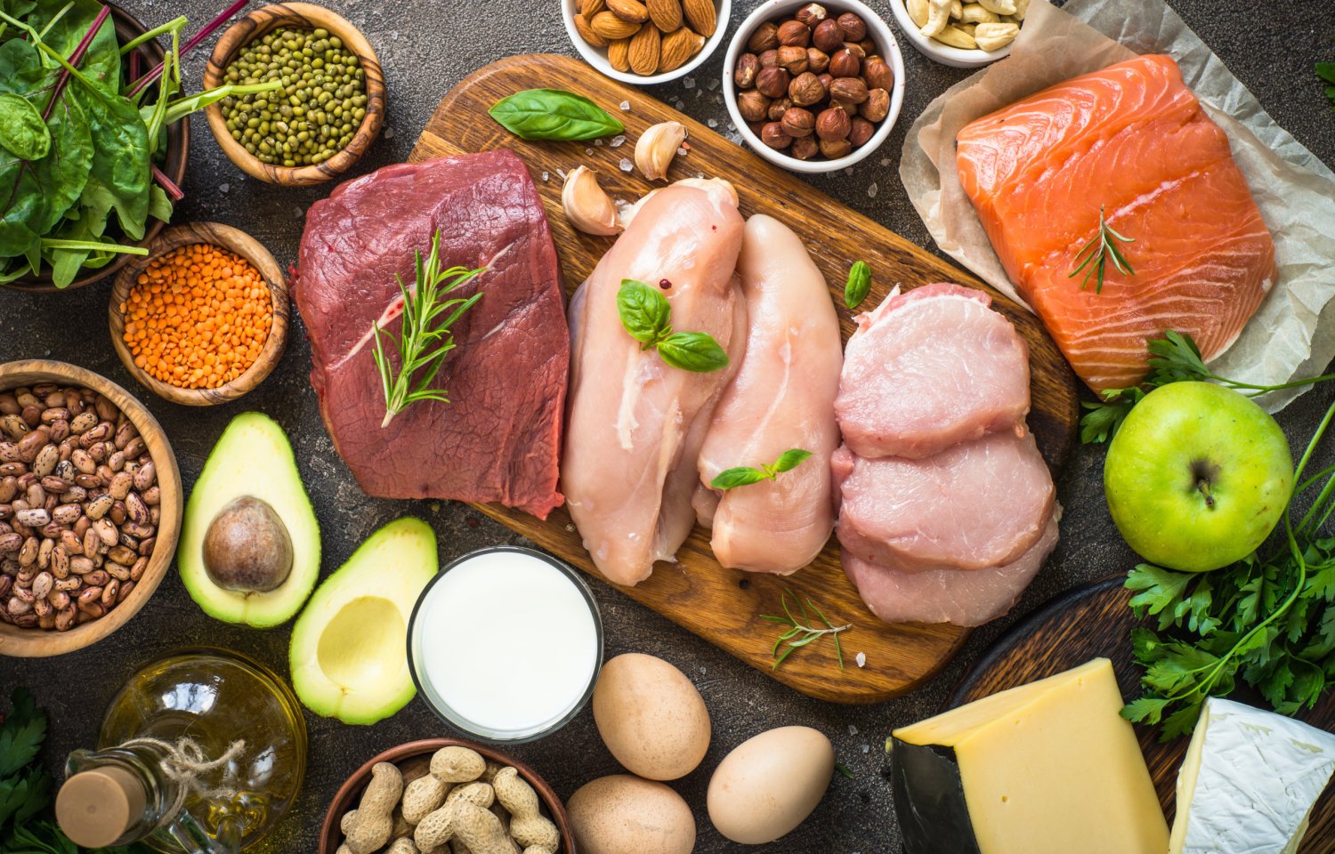 Protein là thành phần quan trọng không thể thiếu khi thực hiện chế độ ăn giảm béo
