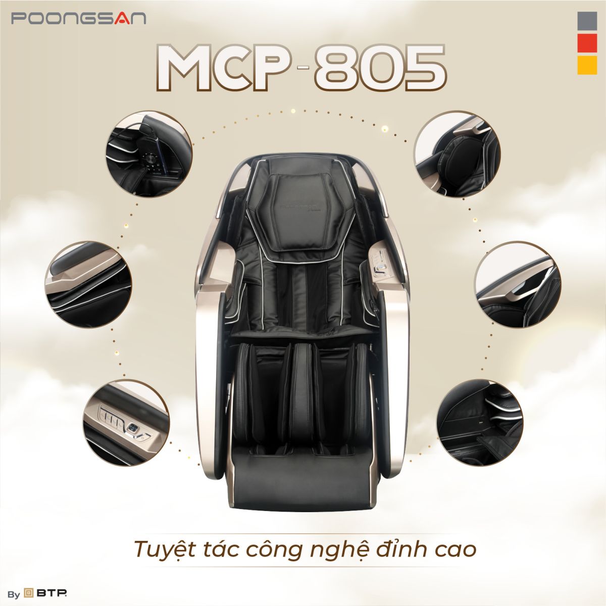 Ghế massage Poongsan MCP-805