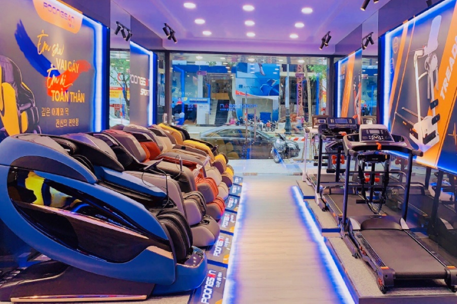 Ghế massage Poongsan có đa dạng các mẫu ghế để khách hàng lựa chọn