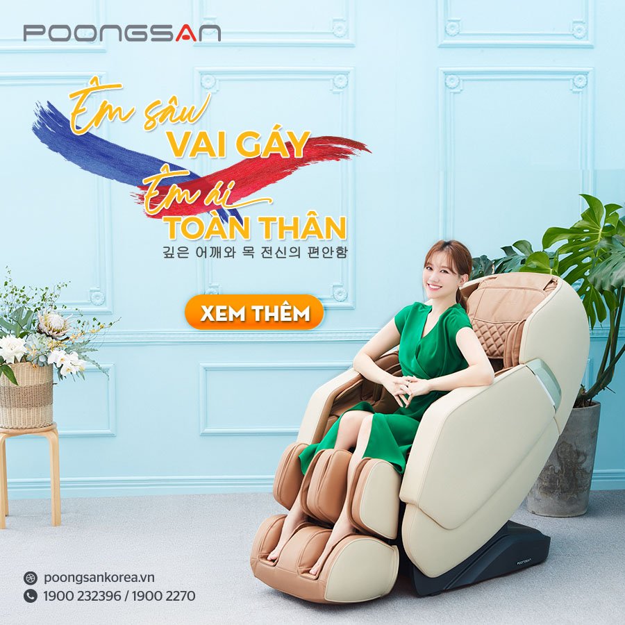 ghế massage Poongsan Korea