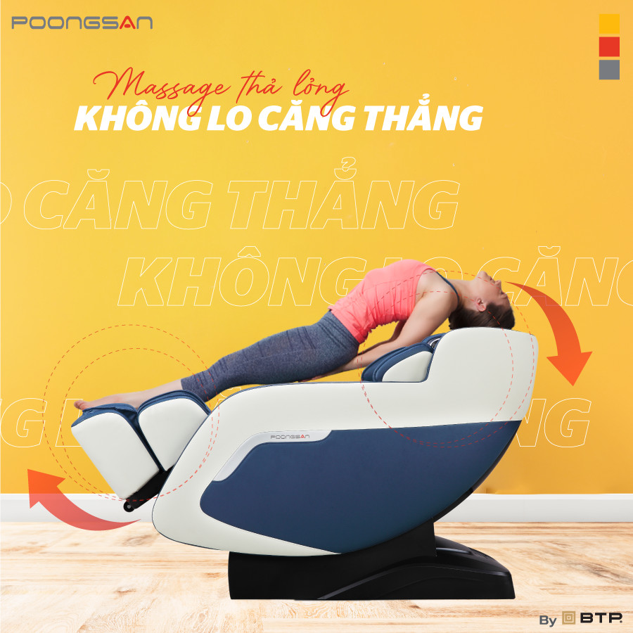 Ghế massage Poongsan MCP- 151 là mẫu ghế massage Hồ Chí Minh bán chạy